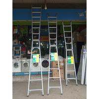 Gambar TANGGA ALUMINIUM DWI FUNGSI, TANGGA CROWN BISA LIPAT&BERDIRI dari FICIWAYAJA SHOP undefined 3 Tokopedia