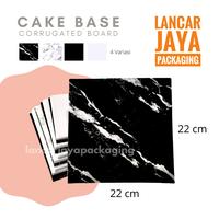 Gambar Alas Kue Tart 22 CM Tatakan Cake Board Corrugated Alas Pudding Roti dari Lancar Jaya Packaging undefined 1 Tokopedia