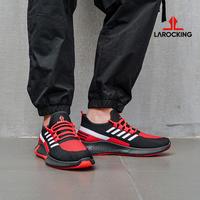 Gambar Larocking - Vortex Hitam Merah Putih | Sepatu Sneakers Running Shoes dari Larocking undefined 2 Tokopedia