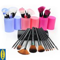Gambar Kuas Make Up 12in1 Tabung Make-up Brush isi 12pcs + Tempat dari Rajacell Bekasi undefined 3 Tokopedia