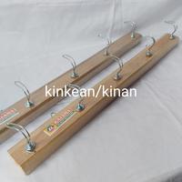 Gambar Kastop / gantungan baju kayu 43cm dari Kinkean undefined 1 Tokopedia