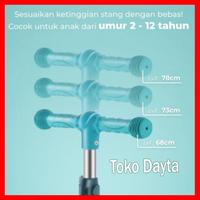 Gambar Skuter Anak Roda 3 Ada Rem Dan Lampu Mainan Scooter Anak BEST ORIGINAL - Hijau dari Toko Daytaa undefined 5 Tokopedia