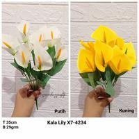 Gambar Bunga Kala lili Cala Lily X7 4234 - Kuning dari Grandezzagift undefined 1 Tokopedia
