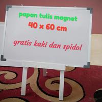 Gambar papan tulis whiteboard magnet 40x60 dari Edu fun undefined 3 Tokopedia