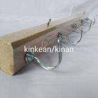 Gambar Kastop / gantungan baju kayu 43cm dari Kinkean undefined 5 Tokopedia