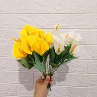 Gambar Bunga Kala lili Cala Lily X7 4234 - Kuning dari Grandezzagift undefined 2 Tokopedia