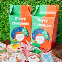 Gambar santa box christmas cookies kue natal kotak kue - Hijau dari CUBE Hardbox undefined 2 Tokopedia