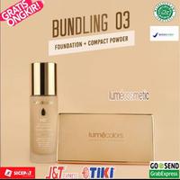Gambar BUNDLING FOUNDATION LIGHT & COMPACT POWDER LIGHT LUMECOLORS dari lumecolorsindonesia undefined 1 Tokopedia