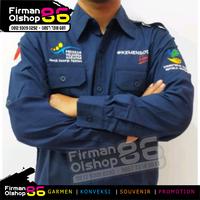 Gambar kemeja PKH kemeja Kemensos hadir Baju PKH lengan panjang eklusif - XXL, Navy dari Firman olshop86 undefined 2 Tokopedia