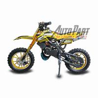 Gambar Mini Trail Double Starter 50cc 2Tak - Trail Mini MT2 Dobel Starter 2T - Putih dari Autopart Minimoto undefined 4 Tokopedia