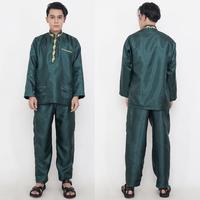 Gambar Stelan Baju Teluk Belanga Melayu dewasa - Hitam, M dari Kamehco undefined 1 Tokopedia