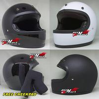 Gambar Helm Cakil FINO Gringo Helm Cafe Racer Helm Cakil Gringgo (2KG) - HITAM DOP dari Helm Mart 88 MOTOVERSE undefined 1 Tokopedia