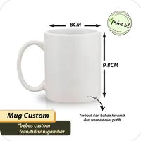 Gambar Mug Custom Foto / Tulisan Souvenir Gelas Gagang Print Custome Bebas dari dprintstore2 undefined 3 Tokopedia