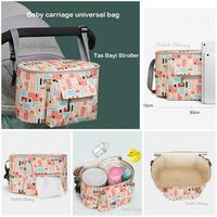 Gambar Tas Stroller Organizer Baby Diaper Bag Tas Penyimpanan Bayi Minimalis - Kuning dari Kailolo Chimney undefined 4 Tokopedia