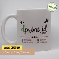 Gambar Mug Custom Foto / Tulisan Souvenir Gelas Gagang Print Custome Bebas dari dprintstore2 undefined 5 Tokopedia