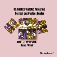 Gambar Batu Permata Sintetic Ametrine Perfect cut Perfect Luster dari Ulil Akik Antik undefined 1 Tokopedia