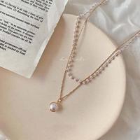Gambar Kalung Korea Pearl Double Layer Anti Karat Premium | Sophia Necklace dari Le Cels Jewelry undefined 3 Tokopedia