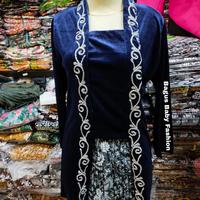 Gambar Kebaya Bludru Kutu Baru Ukiran Bunga Ala Jepara Cantik - MerahPayetGold, Baju Set Rok dari bagusbabyfashion undefined 2 Tokopedia