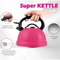 Gambar BOLDe Super Kettle GENIO ( Ketel Siul ) Teko Air Stainless 3L - Magenta dari MOPORE Store undefined 5 Tokopedia