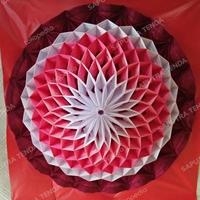 Gambar jantung plafon tenda / hiasan tengah plafon tenda / hiasan plafon - Kuning, Diameter 120cm dari Saputra Tenda undefined 1 Tokopedia