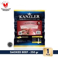 Gambar SMOKED BEEF KANZLER 250GR SMOKE DAGING ASAP SAPI ISI 10PCS HALAL - SMOKED BEEF dari LATTEBLESS undefined 1 Tokopedia
