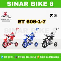 Gambar Sepeda Roda Tiga Anak EXOTIC ET 606-1-7 Ban Karet Kursi Putar - Biru dari Toko Sepeda Sinar Bike 8 undefined 5 Tokopedia