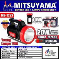Gambar Senter Tangan Dan Lampu Emergency LED Mitsuyama MS-1222 dari Mulia jaya elektronik_NEW undefined 1 Tokopedia