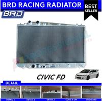 Gambar Racing Aluminium Radiator BRD Thailand Honda Civic FD FD1 1.8L Matic dari ULTRA RACING INDONESIA undefined 1 Tokopedia