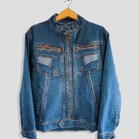 Gambar Jaket jeans Denim pria Zipper resleting termurah - Bio wosh, M dari azr store bandung undefined 3 Tokopedia