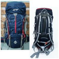 Gambar CARRIER AREI LORENTZ 60L ORIGINAL TAS GUNUNG REI 60L TERBARU KERIL REI - Hitam dari Multilever Store undefined 1 Tokopedia