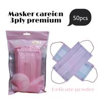 Gambar MASKER CAREION 3 PLY 50 PCS EARLOOP PREMIUM FACE MASK - CREAM dari Juragan Kado Shop undefined 2 Tokopedia