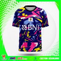 Gambar KAOS BAJU JERSEY BADMINTON PBSI HITAM FULLPRINT FREE CUSTOM BIG SIZE - Biru, S dari Customhade.id undefined 2 Tokopedia