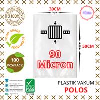 Gambar PLASTIK VAKUM MAKANAN POLOS 30x50 cm - Vacuum Bag POLOS - 100PCS/PAK dari Metta OL Shop undefined 3 Tokopedia