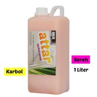 Gambar Karbol SEREH Wangi - Attar 1 Liter - Pembersih dan Pengharum Lantai (Ruang WC) dari Attar Tangsel undefined 1 Tokopedia