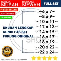 Gambar KUNCI PAS 8-24 FULL 1 SET 8 PCS FUKUNG ASLI ORIGINAL RING PAS BAUT - 8pcs 6-22mm dari VilShop Official undefined 2 Tokopedia