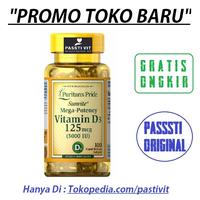 Gambar Puritan's Vitamin D3 5000IU 100 Softgel Vit D 5000 IU Puritan 125 mcg dari PASSSTI VITS undefined 1 Tokopedia