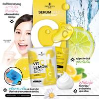 Gambar Precious Skin Serum Vitamin C Lemon Body and Face Whitening Soap 70gr dari Precious Skin undefined 4 Tokopedia