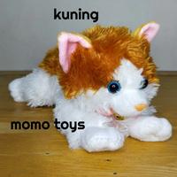 Gambar BONEKA KUCING LAYING CAT BULU RASFUR HALUS LUCU - Merah Muda dari MOMOTOYS86 undefined 2 Tokopedia