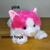 Gambar BONEKA KUCING LAYING CAT BULU RASFUR HALUS LUCU - Merah Muda dari MOMOTOYS86 undefined 3 Tokopedia