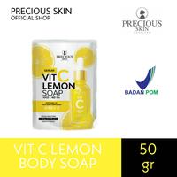 Gambar Precious Skin Serum Vitamin C Lemon Body and Face Whitening Soap 70gr dari Precious Skin undefined 1 Tokopedia