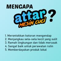 Gambar PEMBERSIH MESIN CUCI - Washing Machine Cleaner - TOP & FRONT Loading dari Attar Tangsel undefined 2 Tokopedia