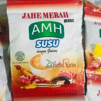 Gambar JAHE MERAH HERBAL AMH SUSU PLUS GINGSENG HABBATUSSAUDA 10 SACHET dari HERBAL KARIM undefined 3 Tokopedia