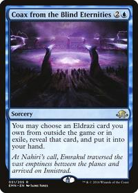 Gambar MTG - Coax from the Blind Eternities (Eldritch Moon) dari allsecond shops 77 undefined 1 Tokopedia