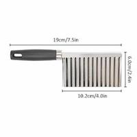 Gambar Pisau Acar Kentang Wortel Pisau Gelombang Gerigi Acar Stainless Knife dari Media Shop1 undefined 5 Tokopedia