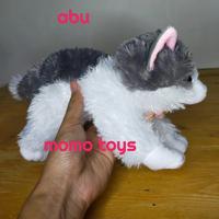 Gambar BONEKA KUCING LAYING CAT BULU RASFUR HALUS LUCU - Merah Muda dari MOMOTOYS86 undefined 4 Tokopedia