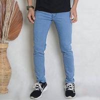 Gambar celana jeans pria denim pensil/celana pria distro kekinian dan murah - abu tua, S dari FASHION MURAHKU_NEW undefined 5 Tokopedia