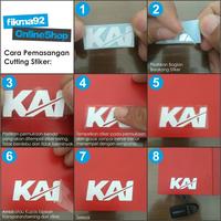 Gambar Stiker Sticker PT KAI PT.KAI Kereta Api Indonesia 2011-2019 - Putih, Reflecive Biasa dari fikma92 Online Shop undefined 5 Tokopedia