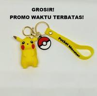 Gambar GROSIR Gantungan Kunci Pokemon Pikachu 1 Karakter Kartun 3D Souvernir dari Toko Citra Bangunan undefined 1 Tokopedia