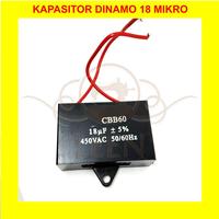 Gambar Kapasitor Dinamo 18 Mikro UF (KABEL MERAH) Mesin Jahit Industri LEEN dari Leen Mesin Jahit undefined 1 Tokopedia