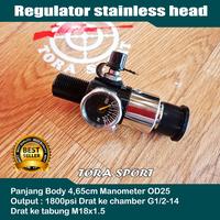 Gambar Regulator stainless head - Regulator pcp paintball - Regulator bocap dari Tora Sport undefined 1 Tokopedia